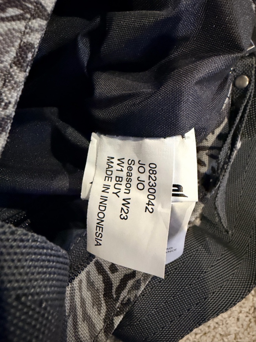 Dakine Grey Floral Messenger Crossbody Bag - Picture 5 of 6